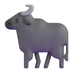 Water Buffalo emoji on Microsoft