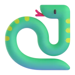 Snake emoji on Microsoft
