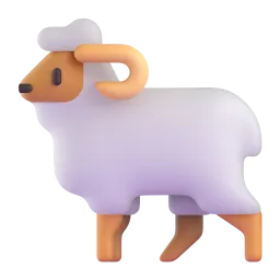 Ram emoji on Microsoft