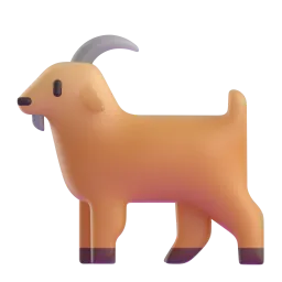 Goat emoji on Microsoft