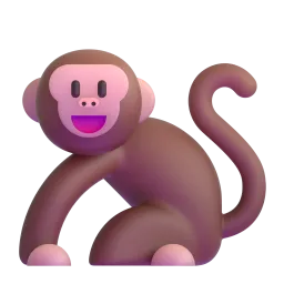 Monkey emoji on Microsoft