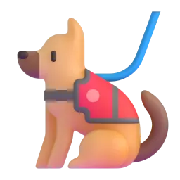 Emoji Anjing khidmat pada Microsoft