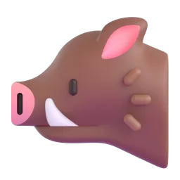 Zwijn-emoji op Microsoft