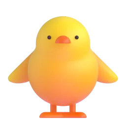 Front-Facing Baby Chick emoji on Microsoft