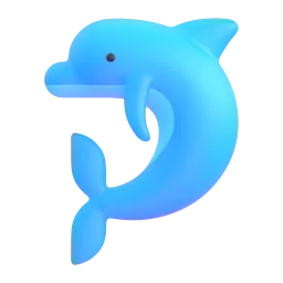 Delfin-Emoji auf Microsoft