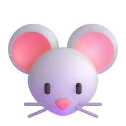 Emoji Muka tikus pada Microsoft