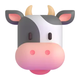 Cow Face emoji on Microsoft
