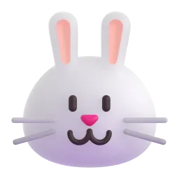 Emoji Cara de conejo en Microsoft