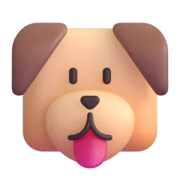 Dog Face emoji on Microsoft