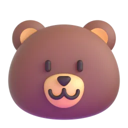 Bear emoji on Microsoft