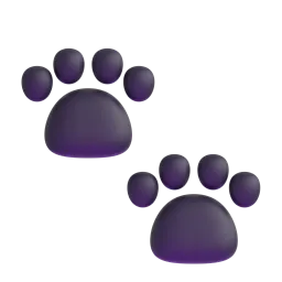 Paw Prints emoji on Microsoft