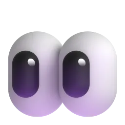 Eyes emoji on Microsoft