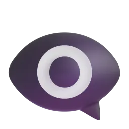 Eye in Speech Bubble emoji on Microsoft