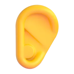 Emoji Orelha no Microsoft