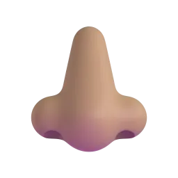 Nose: Medium-Light Skin Tone emoji on Microsoft