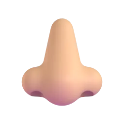 Nose: Medium Skin Tone emoji on Microsoft