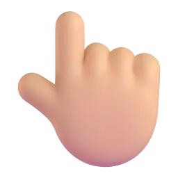 Emoji Indice alzato: carnagione olivastra su Microsoft