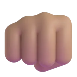 Emoji Soco: pele morena clara no Microsoft