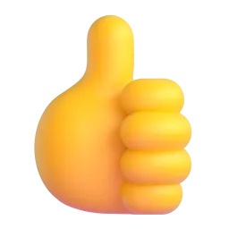 Thumbs Up emoji on Microsoft