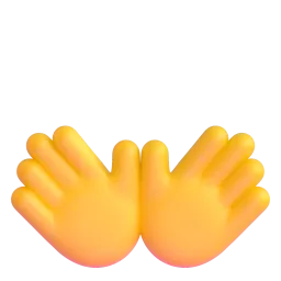 อีโมจิ แบมือ บน Microsoft