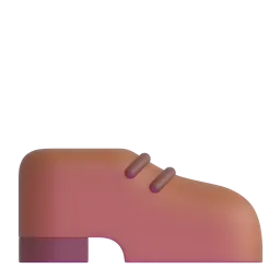 Man’s Shoe emoji on Microsoft