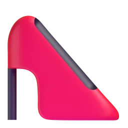 High-Heeled Shoe emoji on Microsoft