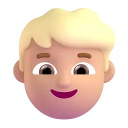 Junge: mittlere Hautfarbe-Emoji auf Microsoft