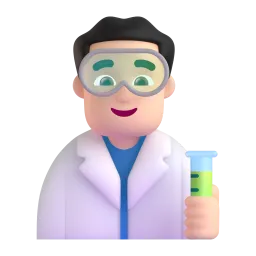 Emoji Scienziato: carnagione chiara su Microsoft