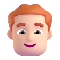 Emoji Lelaki: ton kulit cerah dan rambut merah pada Microsoft