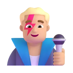 Emoji Cantante uomo: carnagione olivastra su Microsoft