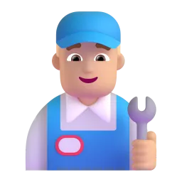 Mechaniker: mittlere Hautfarbe-Emoji auf Microsoft