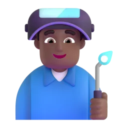 Emoji Operaio: carnagione abbastanza scura su Microsoft