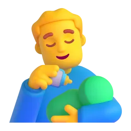 Emoji Uomo che allatta su Microsoft