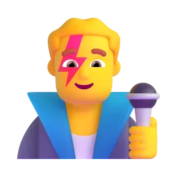Sänger-Emoji auf Microsoft