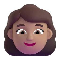 Emoji Perempuan: ton kulit sederhana cerah pada Microsoft