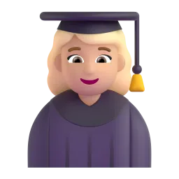 Woman Student: Medium Skin Tone emoji on Microsoft