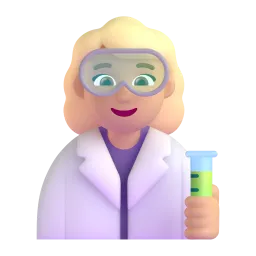Woman Scientist: Medium Skin Tone emoji on Microsoft