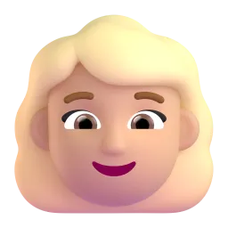 Woman: Medium Skin Tone emoji on Microsoft