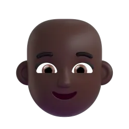Emoji Donna: carnagione scura e calvo su Microsoft