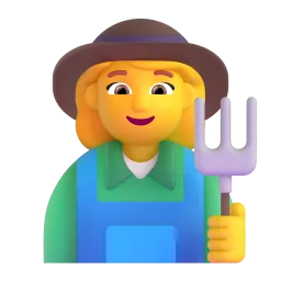 Emoji Contadina su Microsoft