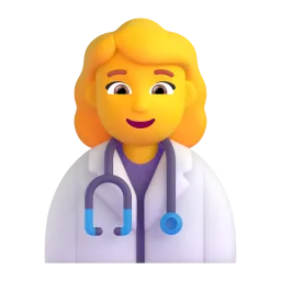 Emoji Operatrice sanitaria su Microsoft