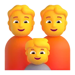 Microsoft üzerinde Aile emojisi
