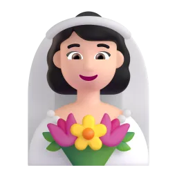 Emoji Wanita memakai vel: ton kulit cerah pada Microsoft