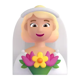 Frau mit Schleier: mittlere Hautfarbe-Emoji auf Microsoft