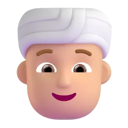 Emoji Orang berserban: ton kulit sederhana pada Microsoft