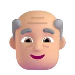 Old Man: Medium Skin Tone emoji on Microsoft
