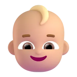 Baby: Medium Skin Tone emoji on Microsoft