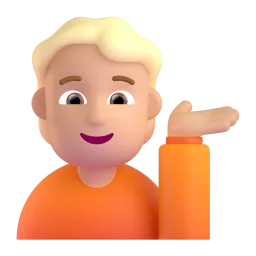 Infoschalter-Mitarbeiter(in): mittlere Hautfarbe-Emoji auf Microsoft