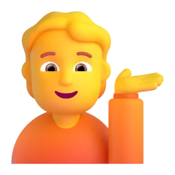 Person Tipping Hand emoji on Microsoft