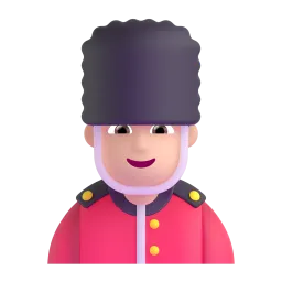 Emoji Pengawal lelaki: ton kulit cerah pada Microsoft